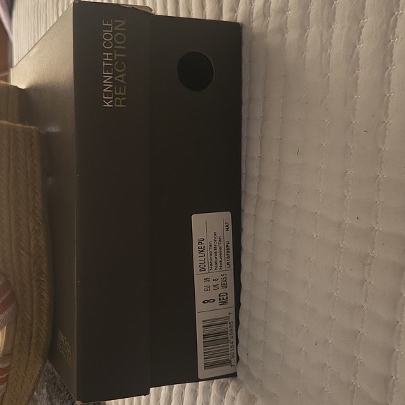 Kenneth Cole Reaction Slip on wedge heel Sandal Size 8 New With Box - Picture 7 of 9